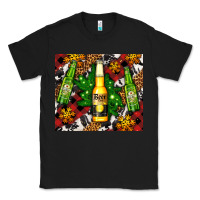 Black beer bottles with golden snow Classic Tee - AdoDesignShop
