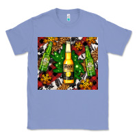 Colony Blue beer bottles with golden snow Classic Tee - AdoDesignShop