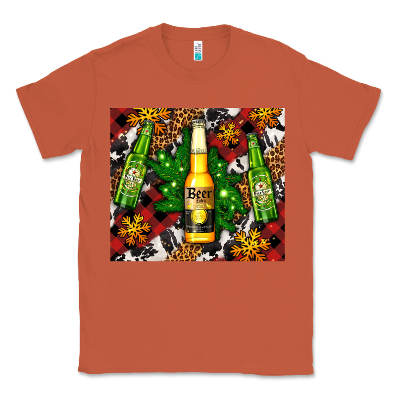 Beer Bottles With Golden Snow Classic Tee by AdoDesignShop | Teevron