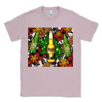 Lilac beer bottles with golden snow Classic Tee - AdoDesignShop