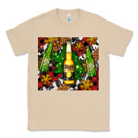 Mushroom beer bottles with golden snow Classic Tee - AdoDesignShop