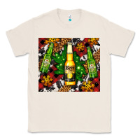 Natural beer bottles with golden snow Classic Tee - AdoDesignShop