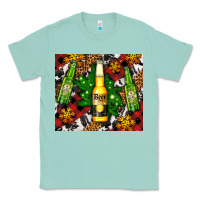 Seafoam beer bottles with golden snow Classic Tee - AdoDesignShop