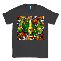 Smoke beer bottles with golden snow Classic Tee - AdoDesignShop