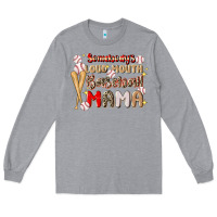 Heather Grey somebody's loud mouth baseball Long Sleeve Tee - JahusDesignShop