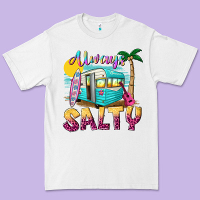 Always Salty With Caravan Premium Tee Designed By Texasbilliewilder