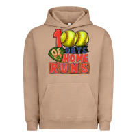 Pigment Burro 100 days of home runs softball Urban Hoodie - CowGirlArtShop