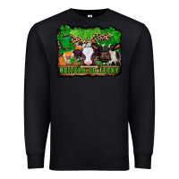 Black st patricks cows heifers go lucky Premium Sweatshirt - Jasminsmagicworld