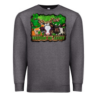 Charcoal Heather st patricks cows heifers go lucky Premium Sweatshirt - Jasminsmagicworld