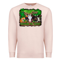 Pale Pink st patricks cows heifers go lucky Premium Sweatshirt - Jasminsmagicworld