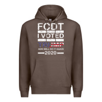 Coffee hell yeah i voted trump and will do it again 2020 Premium Hoodie - Bettercallsaul