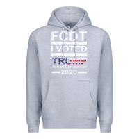 Heather Grey hell yeah i voted trump and will do it again 2020 Premium Hoodie - Bettercallsaul