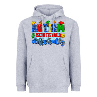 Heather Grey autism seeing the world differently Heavyweight Hoodie - Artiststas