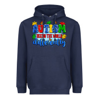 Navy autism seeing the world differently Heavyweight Hoodie - Artiststas