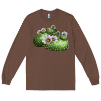 Chestnut blossfeldia cactus Long Sleeve Tee - LillyAllenDesigns