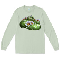 Matcha blossfeldia cactus Long Sleeve Tee - LillyAllenDesigns