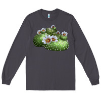 Smoke blossfeldia cactus Long Sleeve Tee - LillyAllenDesigns