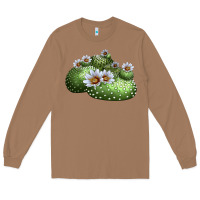 Toasted Coconut blossfeldia cactus Long Sleeve Tee - LillyAllenDesigns