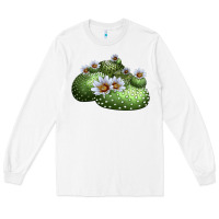 White blossfeldia cactus Long Sleeve Tee - LillyAllenDesigns