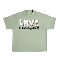 Oil Green love dental hygienist Urban Heavy Tee - AdoDesignShop