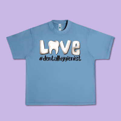 Love Dental Hygienist Urban Heavy Tee Designed By Adodesignshop