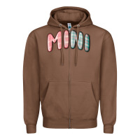 Chestnut mini christmas plaid Zipper Hoodie - MaliasSmallBusiness