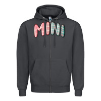 Smoke mini christmas plaid Zipper Hoodie - MaliasSmallBusiness