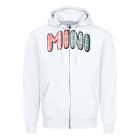 White mini christmas plaid Zipper Hoodie - MaliasSmallBusiness