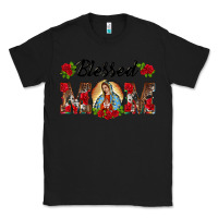 Black blessed mom lady of guadalupe Classic Tee - BarkalooDesign