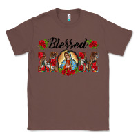 Chestnut blessed mom lady of guadalupe Classic Tee - BarkalooDesign