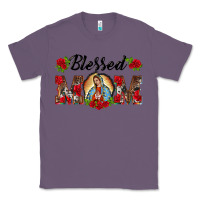 Lavender blessed mom lady of guadalupe Classic Tee - BarkalooDesign