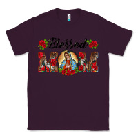 Plum blessed mom lady of guadalupe Classic Tee - BarkalooDesign