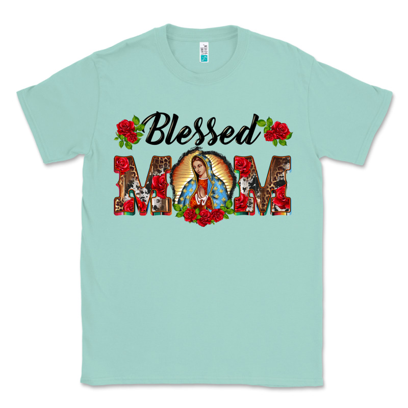 Blessed Mom Lady Of Guadalupe Classic Tee by BarkalooDesign | Teevron