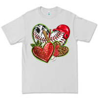 Dove Grey baseball with strawberry hearts Premium Tee - texasbilliewilder