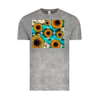 Cloud Rock gemstone sunflower Vintage Tee - JahusDesignShop