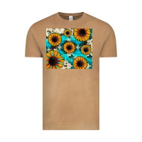 Vintage Camel gemstone sunflower Vintage Tee - JahusDesignShop