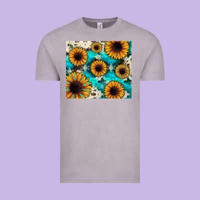 Gemstone Sunflower Vintage Tee Designed By Jahusdesignshop