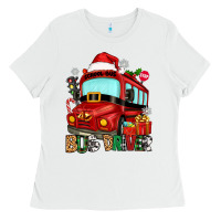 White christmas bus driver Ladies Tee - Zillion Design Studio