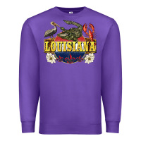Purple louisiana state Premium Sweatshirt - BarkalooDesign