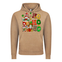 Vintage Coffee ho ho ho christmas latte with gnomies Vintage Hoodie - AdoDesignShop