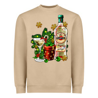 Mushroom cocrtail martini and gift and snow Heavyweight Sweatshirt - AdoDesignShop