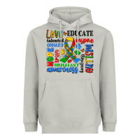 Moon Dust autism awareness typography Heavyweight Hoodie - Artiststas