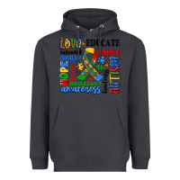 Smoke autism awareness typography Heavyweight Hoodie - Artiststas