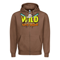 Chestnut wild about softball Zipper Hoodie - NancyCooperArtShop