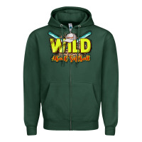 Wild About Softball Zipper Hoodie | Teevron