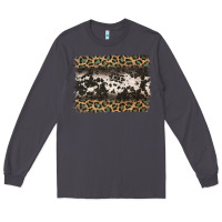 Smoke leopard cowhide pattern background Long Sleeve Tee - Jasminsmagicworld