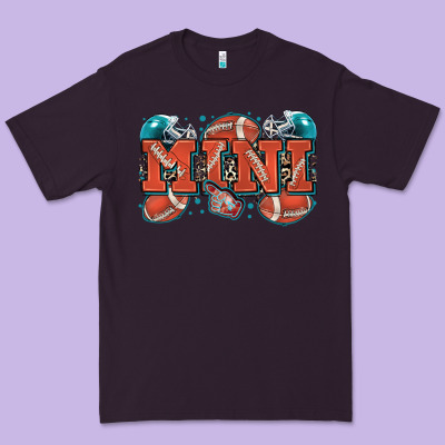 Mini American Football Premium Tee Designed By Zillion Design Studio