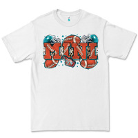 White mini American football Premium Tee - Zillion Design Studio