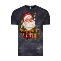 Cloud Black santa claus cupcake Vintage Tee - AdoDesignShop