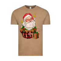 Vintage Coffee santa claus cupcake Vintage Tee - AdoDesignShop